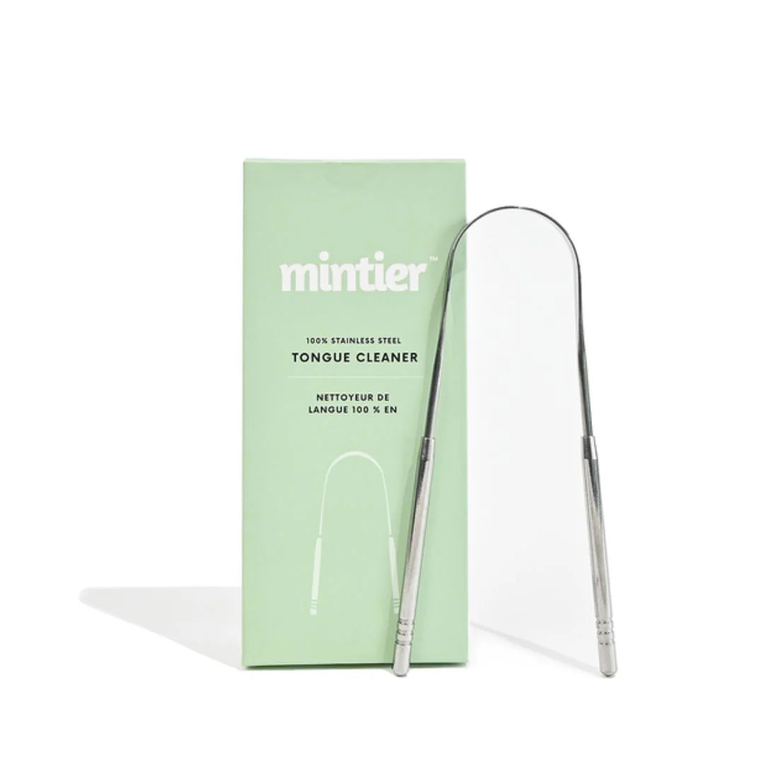 Mintier - Stainless Steel Tongue Cleaner - Medical-Grade Oral Care Tool