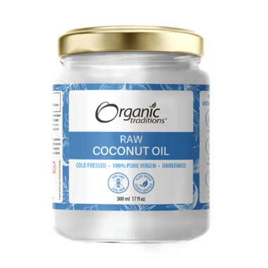 Organic Traditions Raw Coconut Oil 500ml