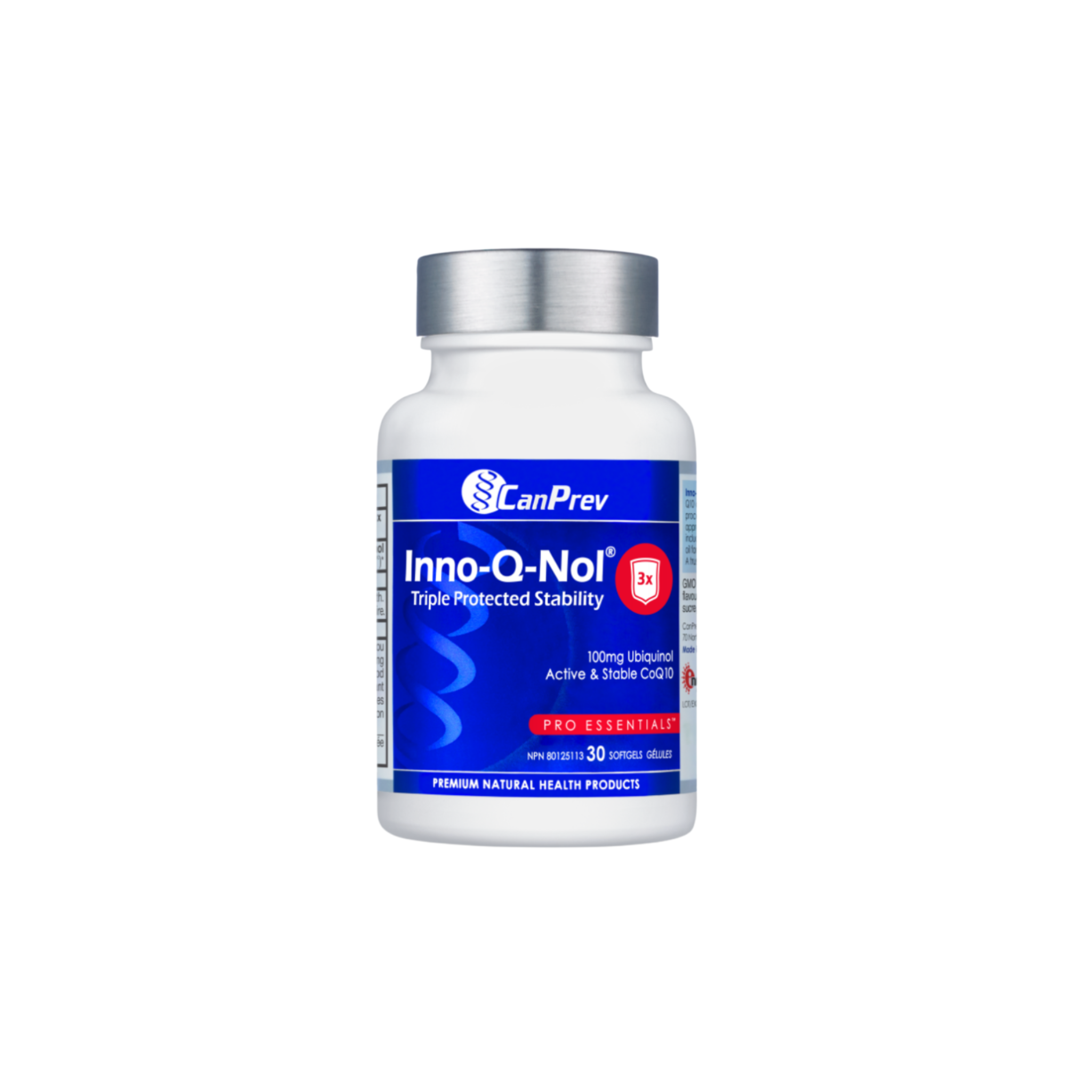 CanPrev Inno-Q-Nol® 100mg Ubiquinol Softgels - Triple-Protected Stability Formula