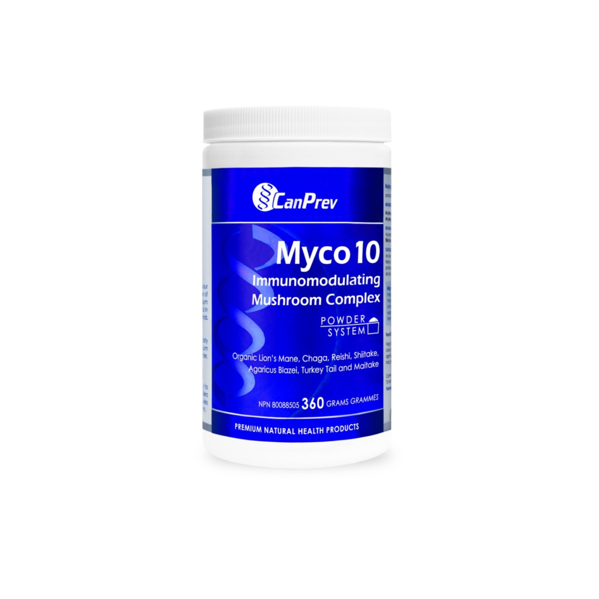 CanPrev Myco10 Immunomodulating Mushroom Complex, 360 g