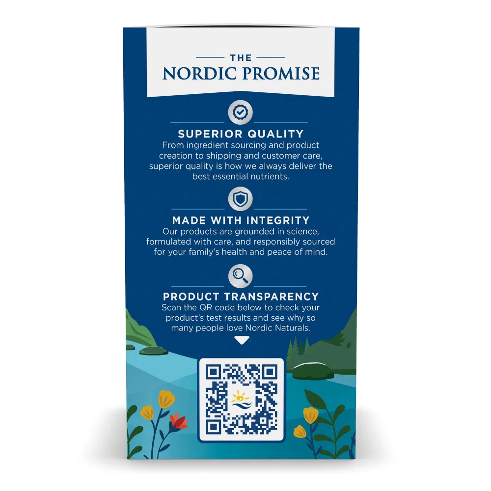 Nordic Naturals Arctic Cod Liver Oil 750mg Omega-3 Soft Gels - 90 Capsules