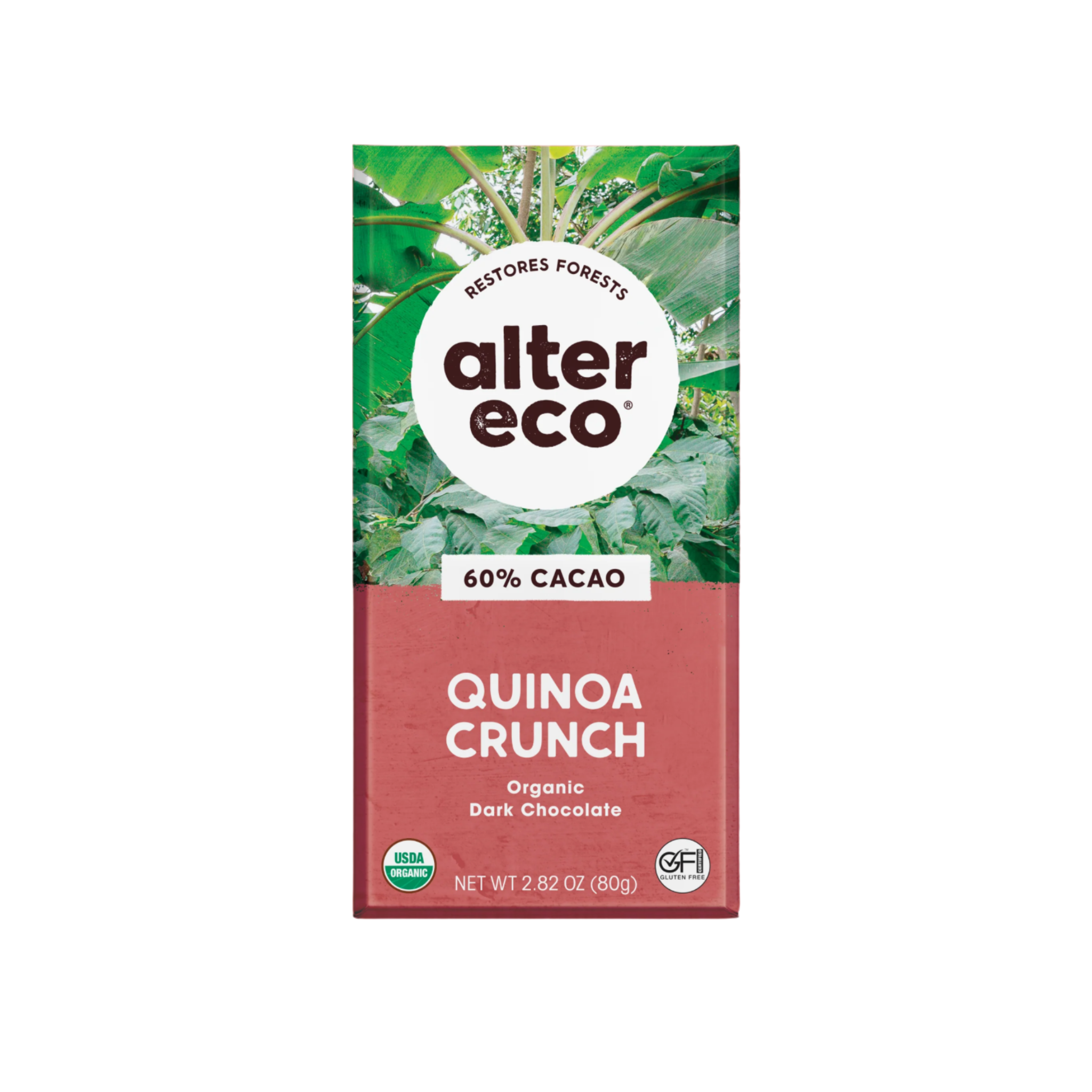 ALTER ECO Quinoa Crunch 60% Cacao 80g