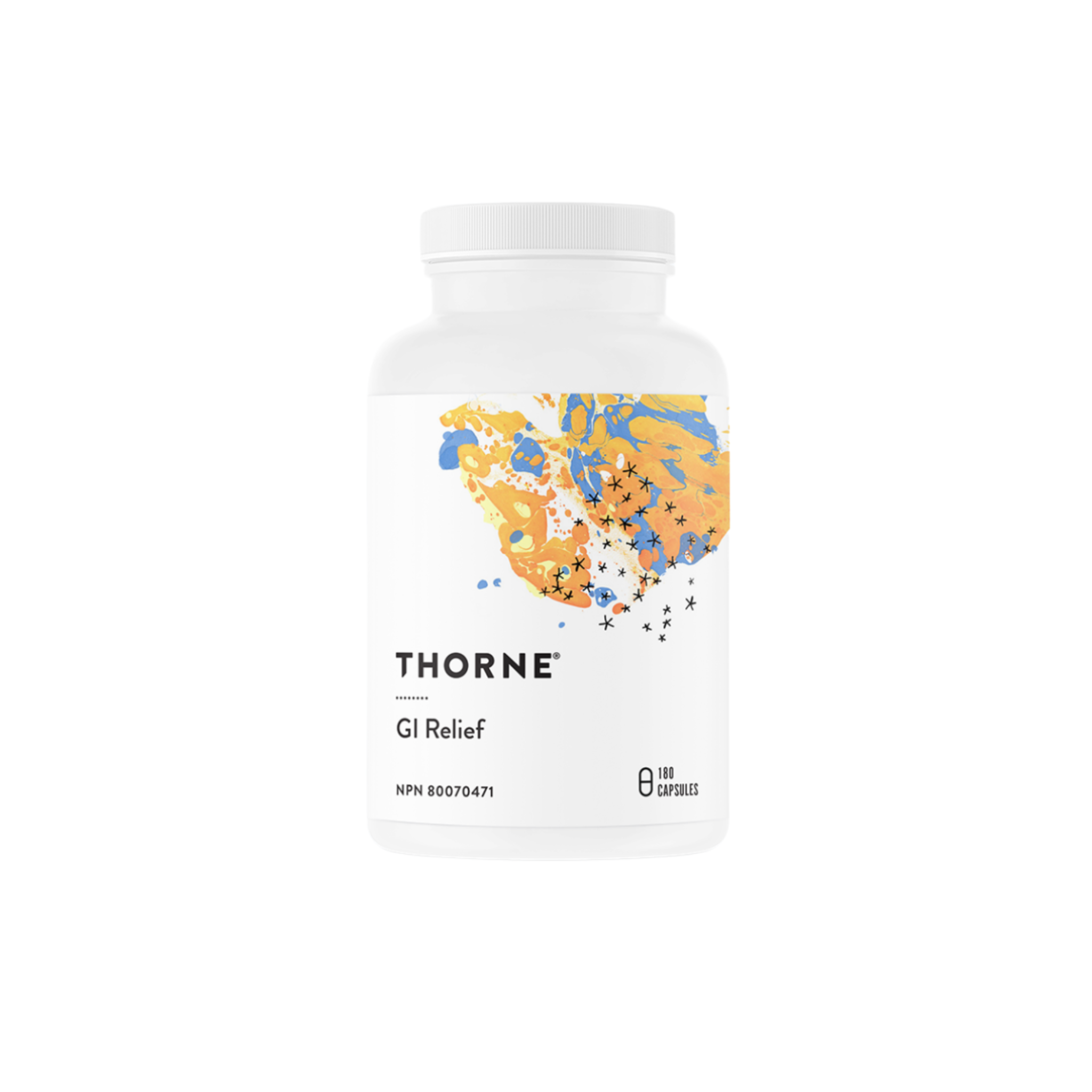 Thorne GI Relief 180 Capsules - Digestive Comfort Botanical Blend