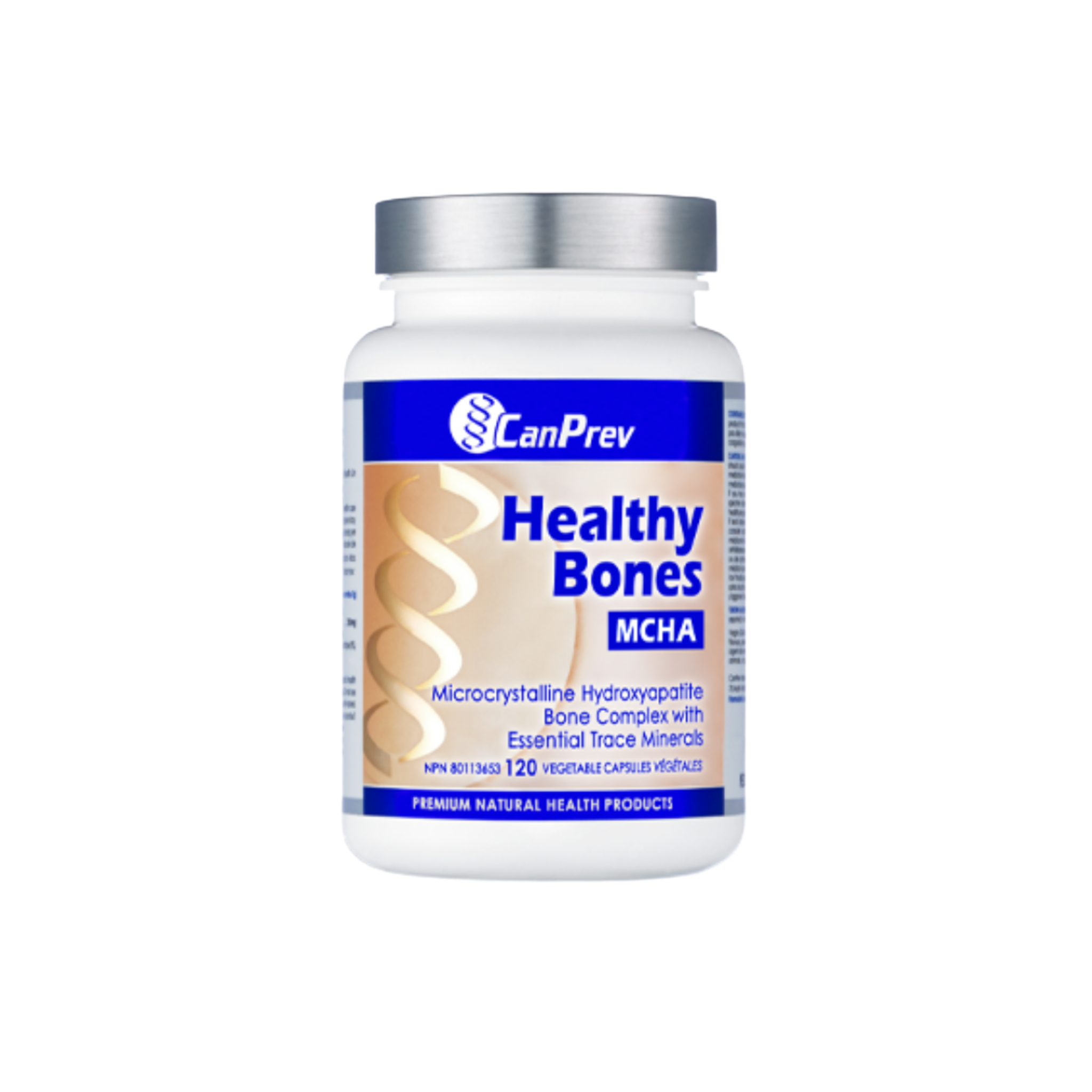 CanPrev Healthy Bones MCHA 120 Capsules - Microcrystalline Hydroxyapatite Bone Complex