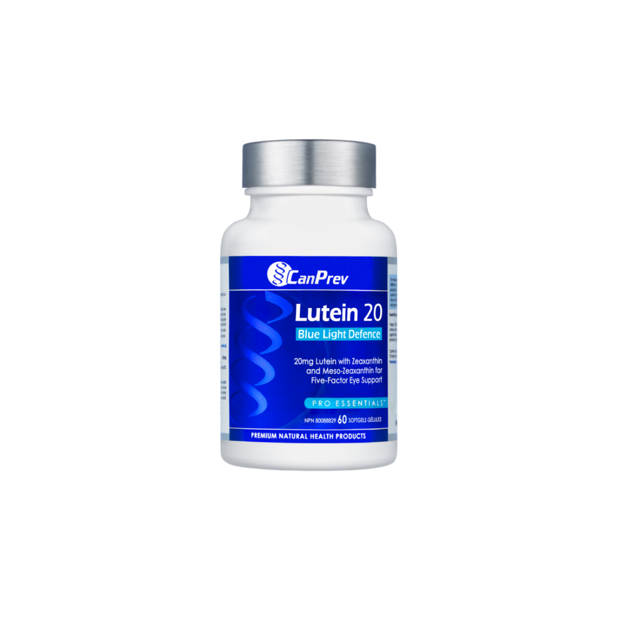 CanPrev Lutein 20 Blue Light Defence 60 Softgels - Clinically Proven Macular Support