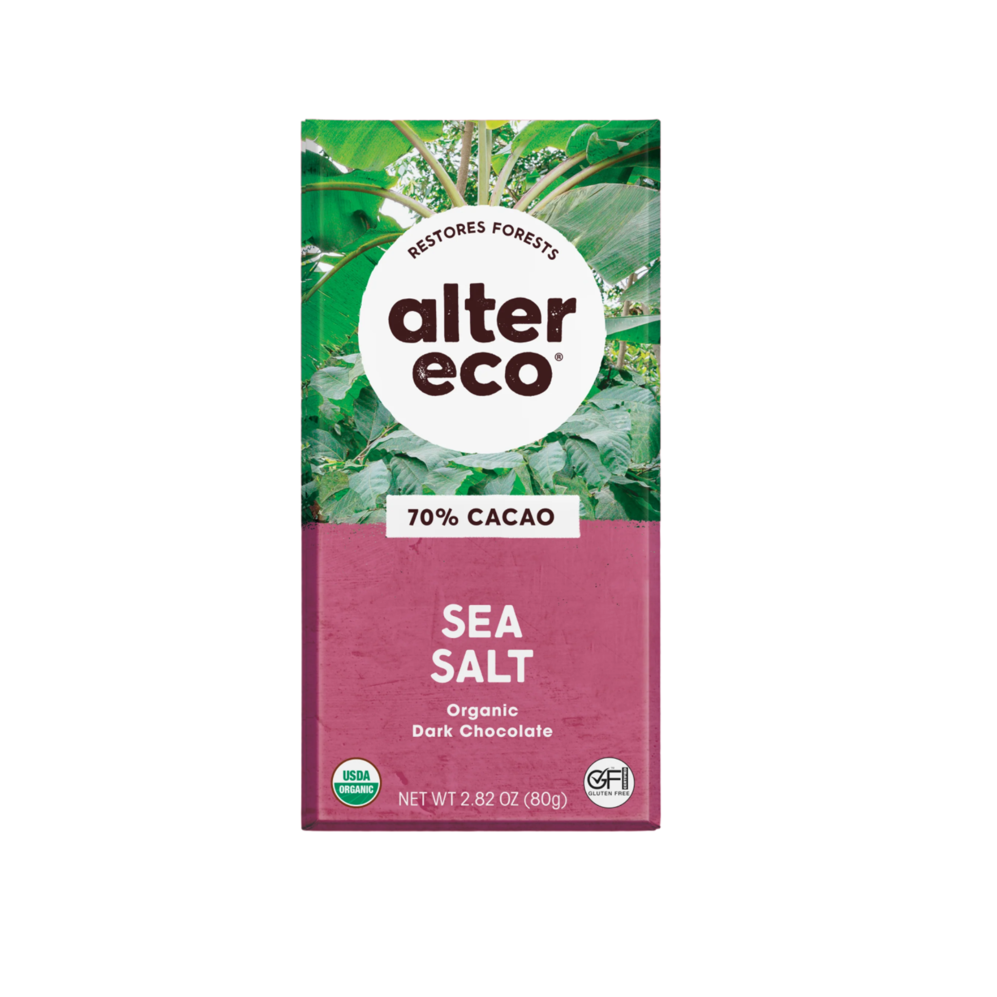 Alter Eco Dark Sea Salt 70% 80g