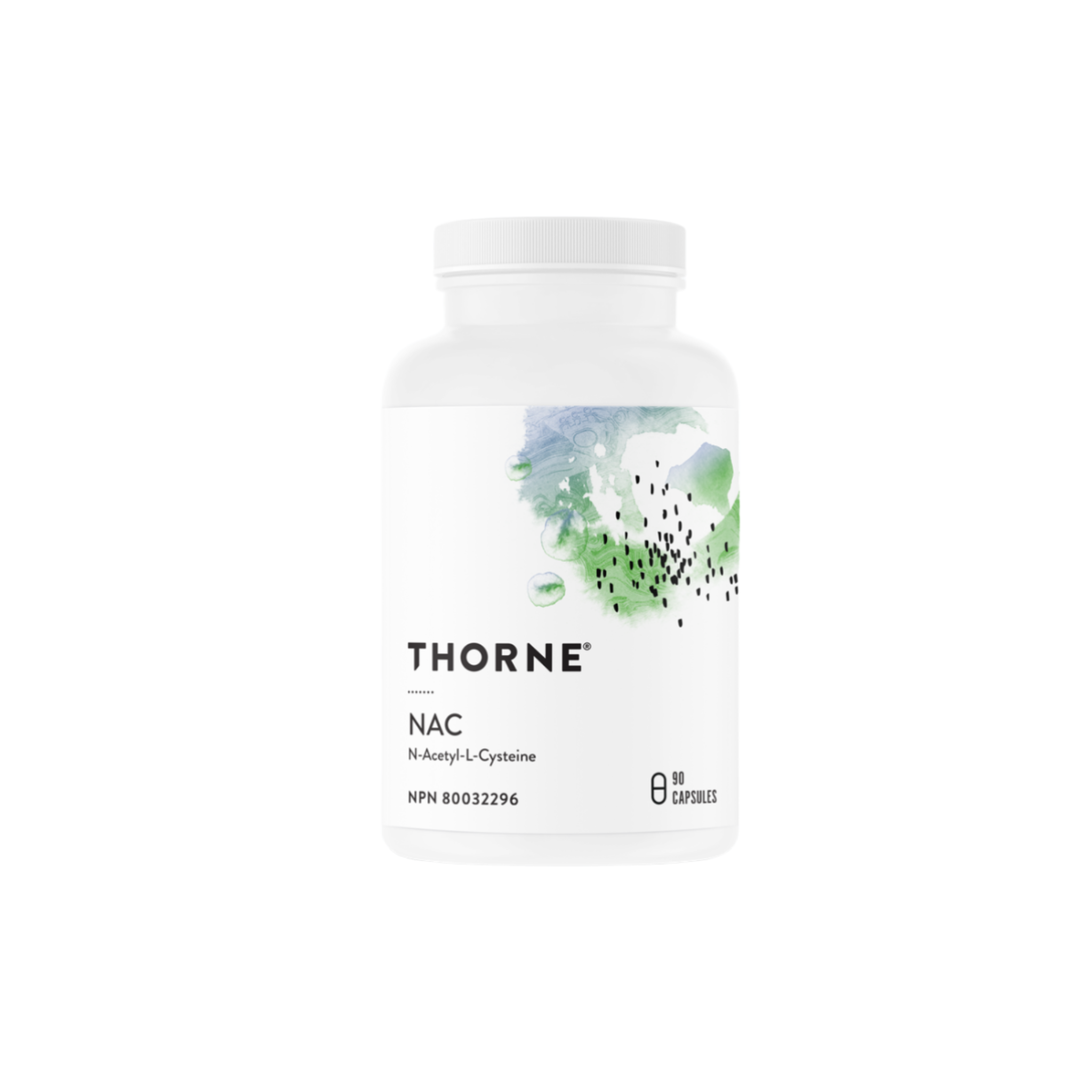 Thorne NAC 500mg Capsules - N-Acetylcysteine for Liver & Respiratory Support