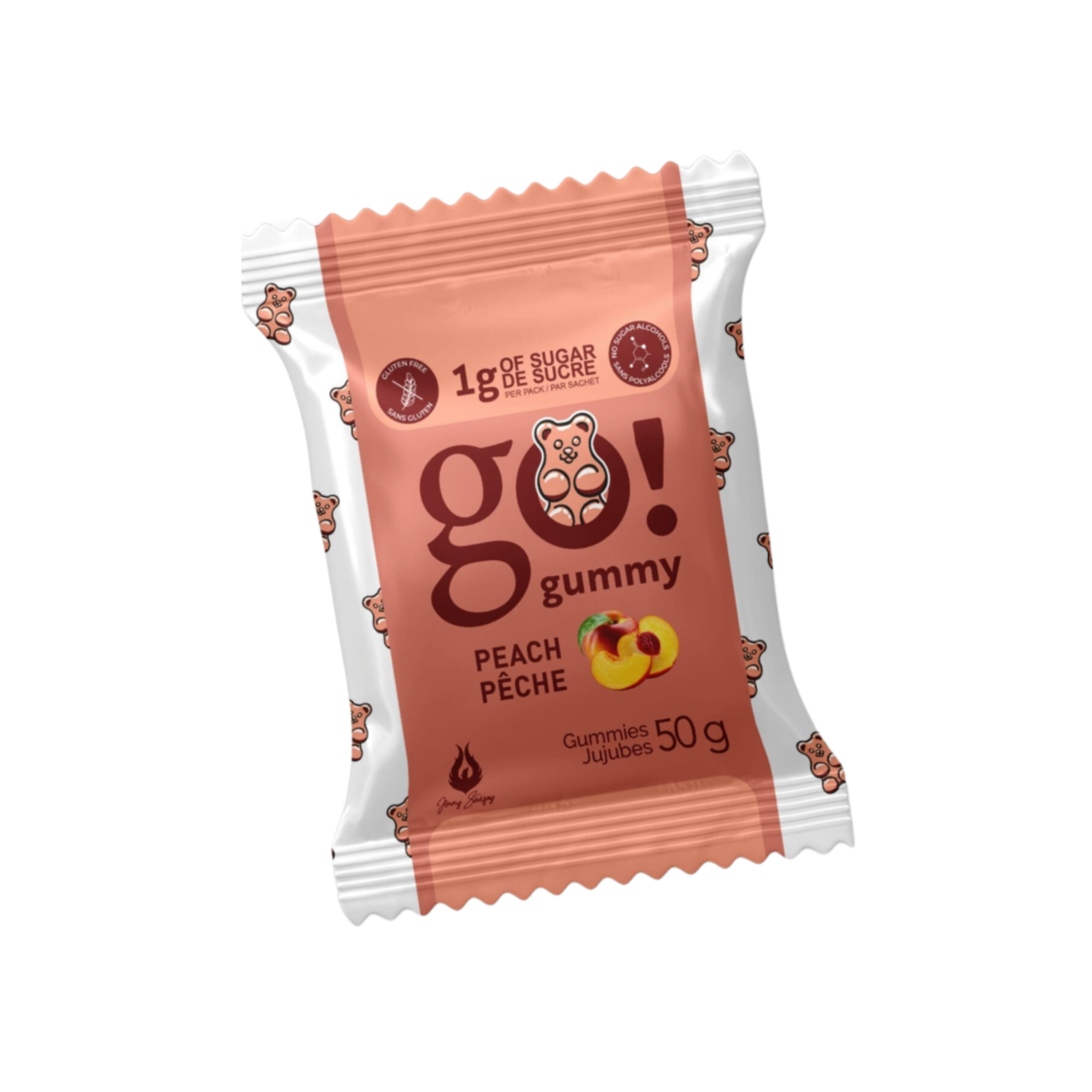 Go! Gummy - Peach, 50G