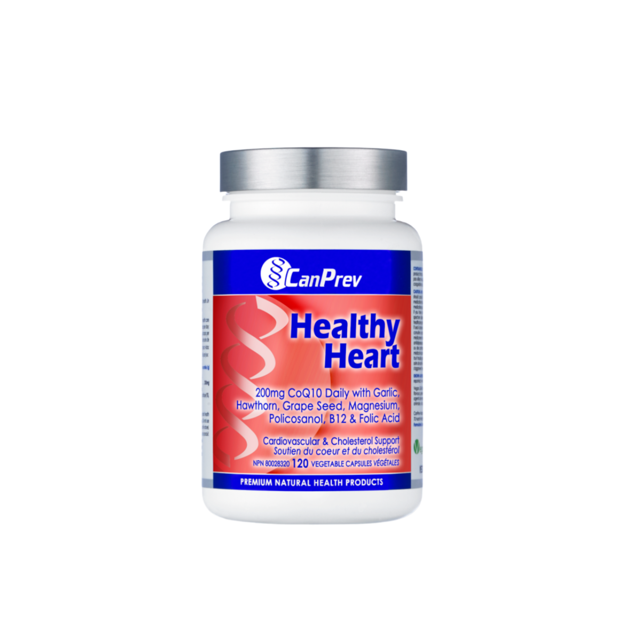 CanPrev Healthy Heart 120 Vegetable Capsules - Cardiovascular Support