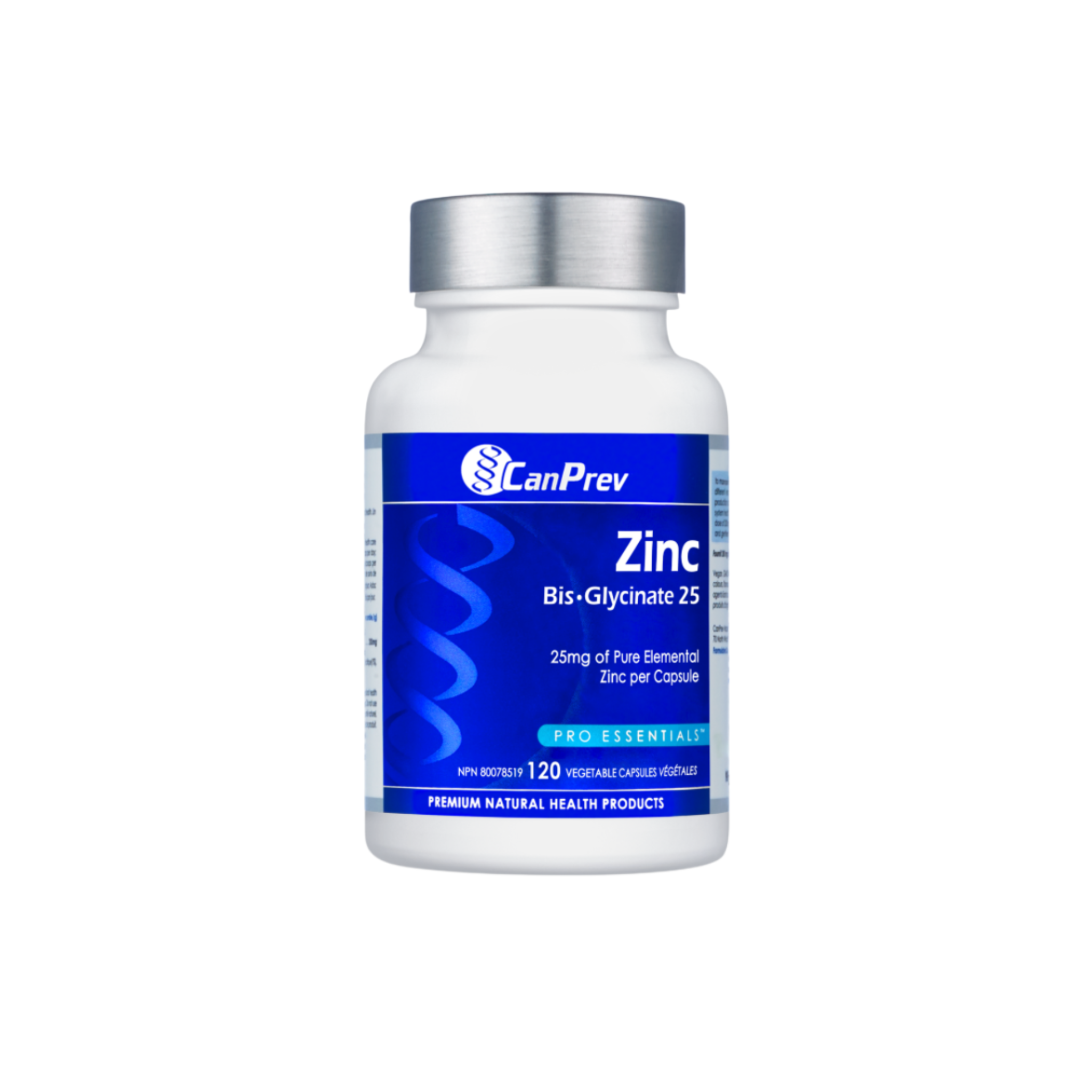 CanPrev Zinc Bis-Glycinate 25, 120 v caps