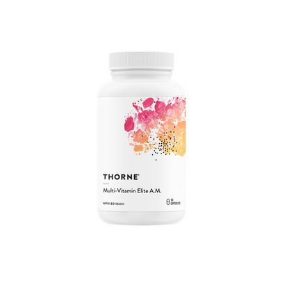 Thorne Multi-Vitamin Elite A.M. 90 Capsules - NSF Certified for Sport®