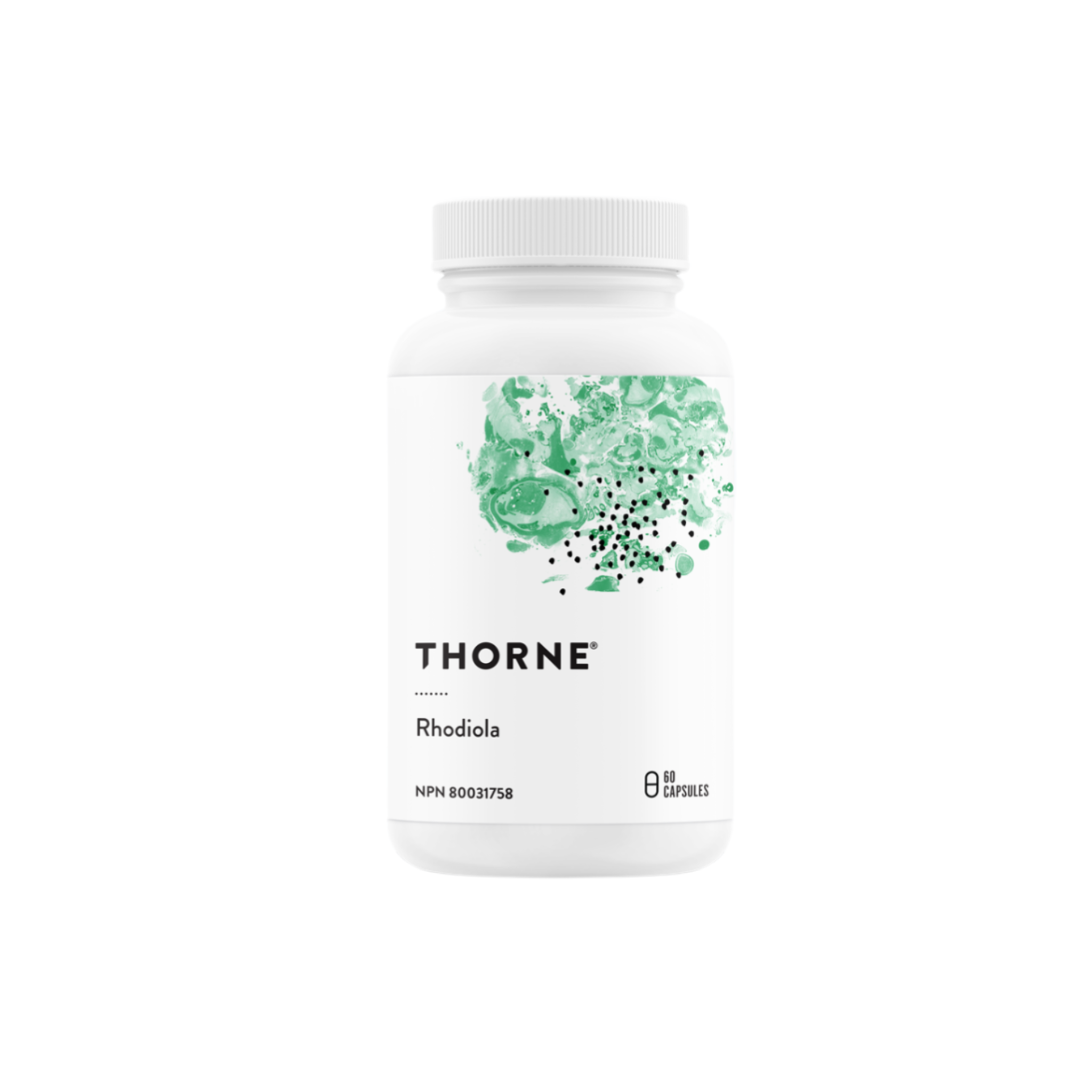 Thorne Rhodiola 100mg Capsules - Adaptogenic Stress Support