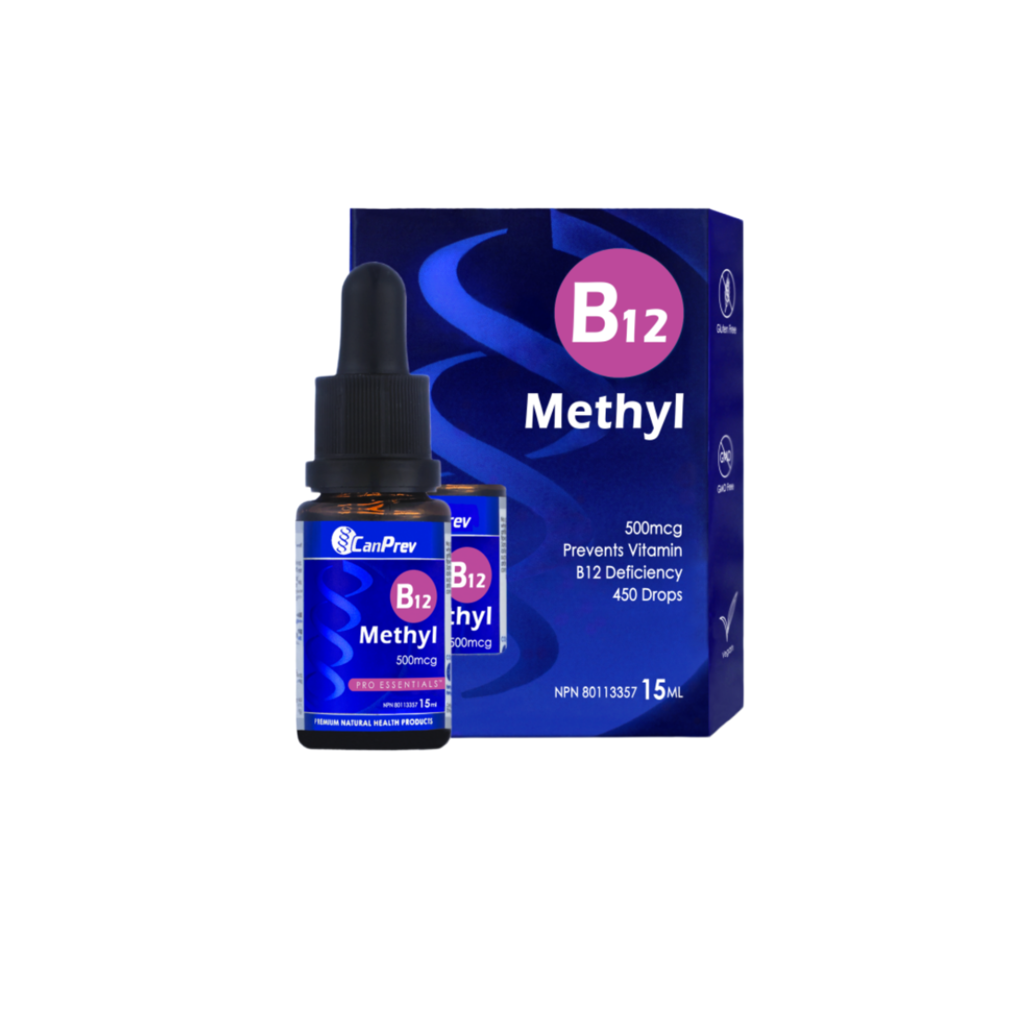 CanPrev B12 Methyl Drops 500mcg