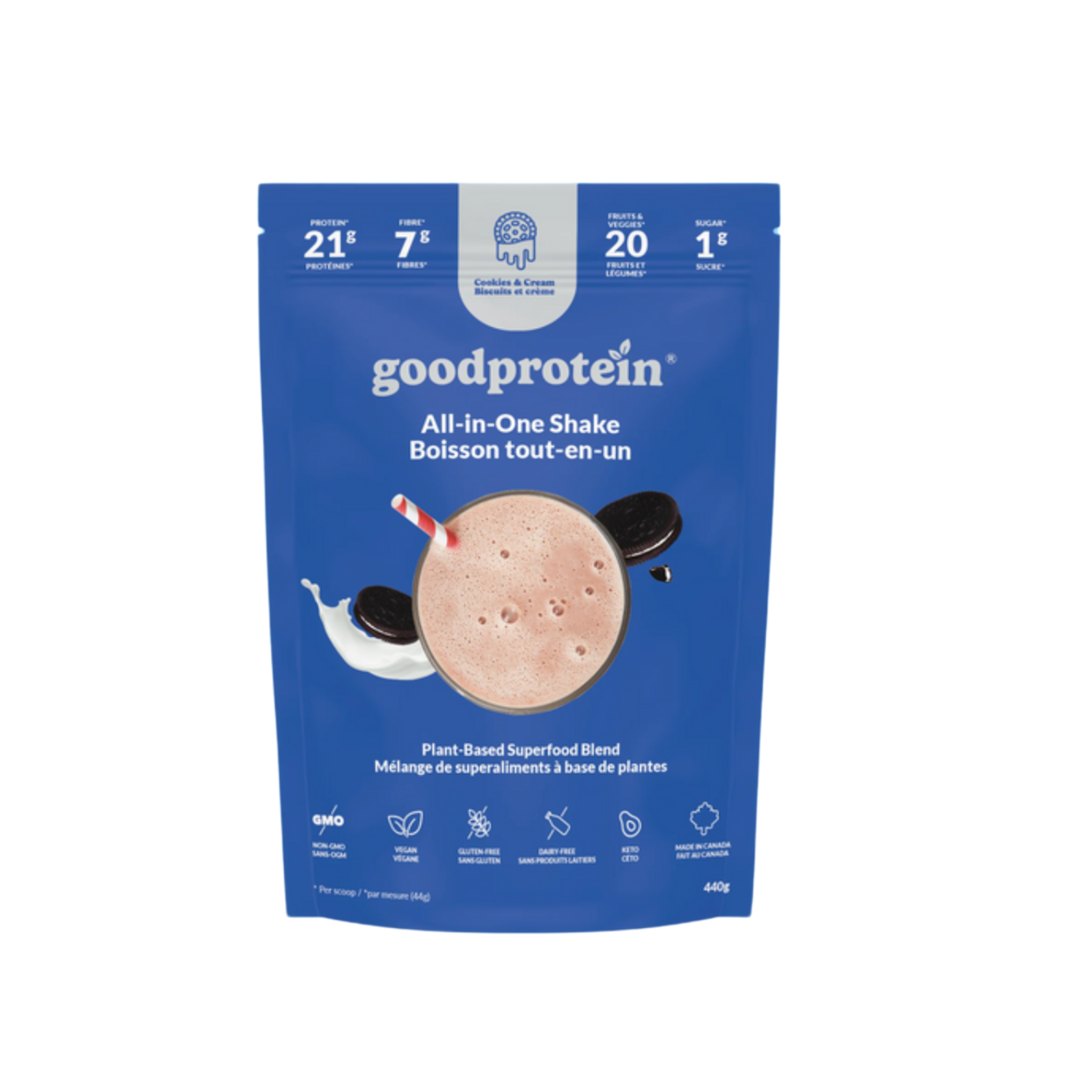 Good Protein, Cookies & Cream 440G
