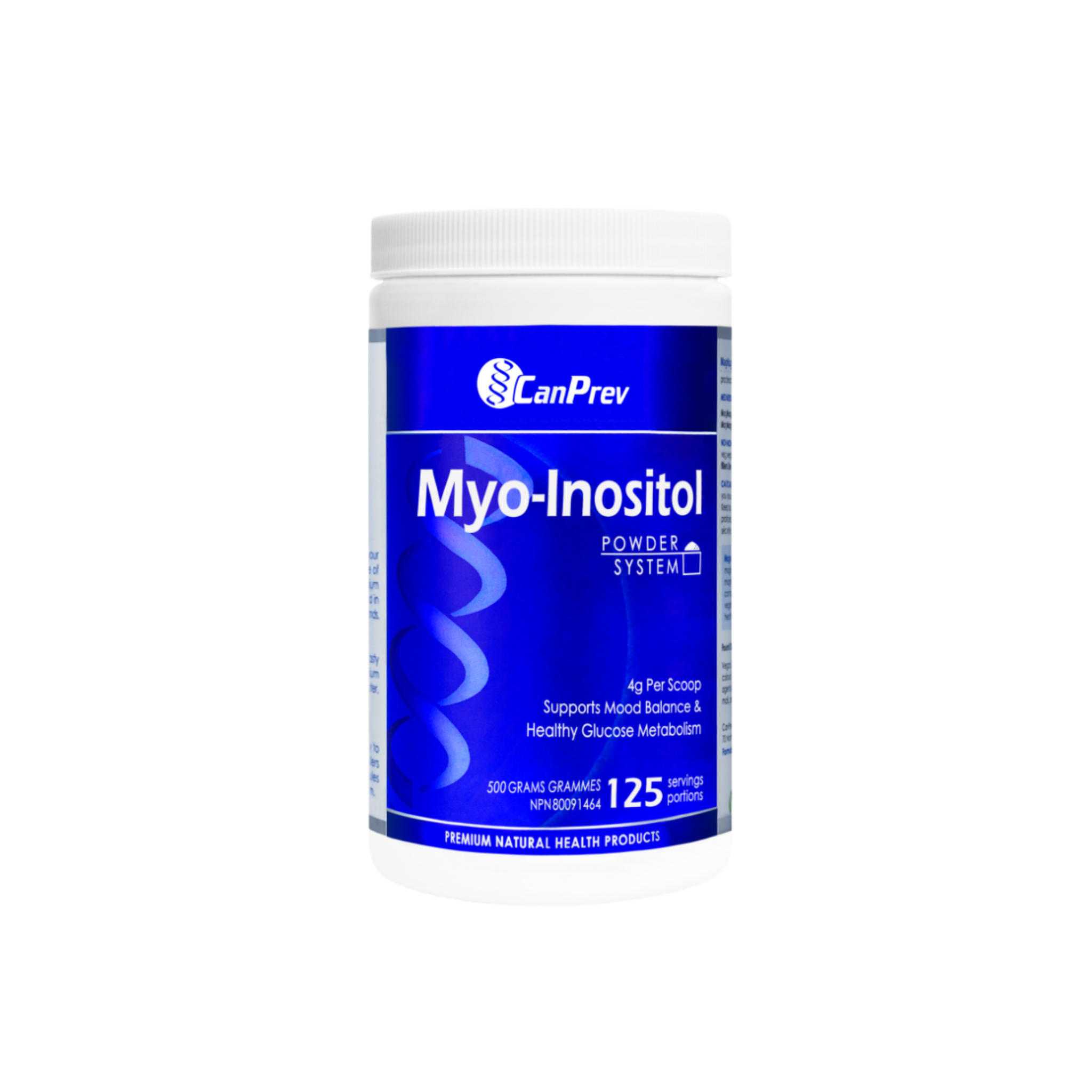 CanPrev Myo-Inositol 4g Powder - Pure Support for PCOS & Mood Balance