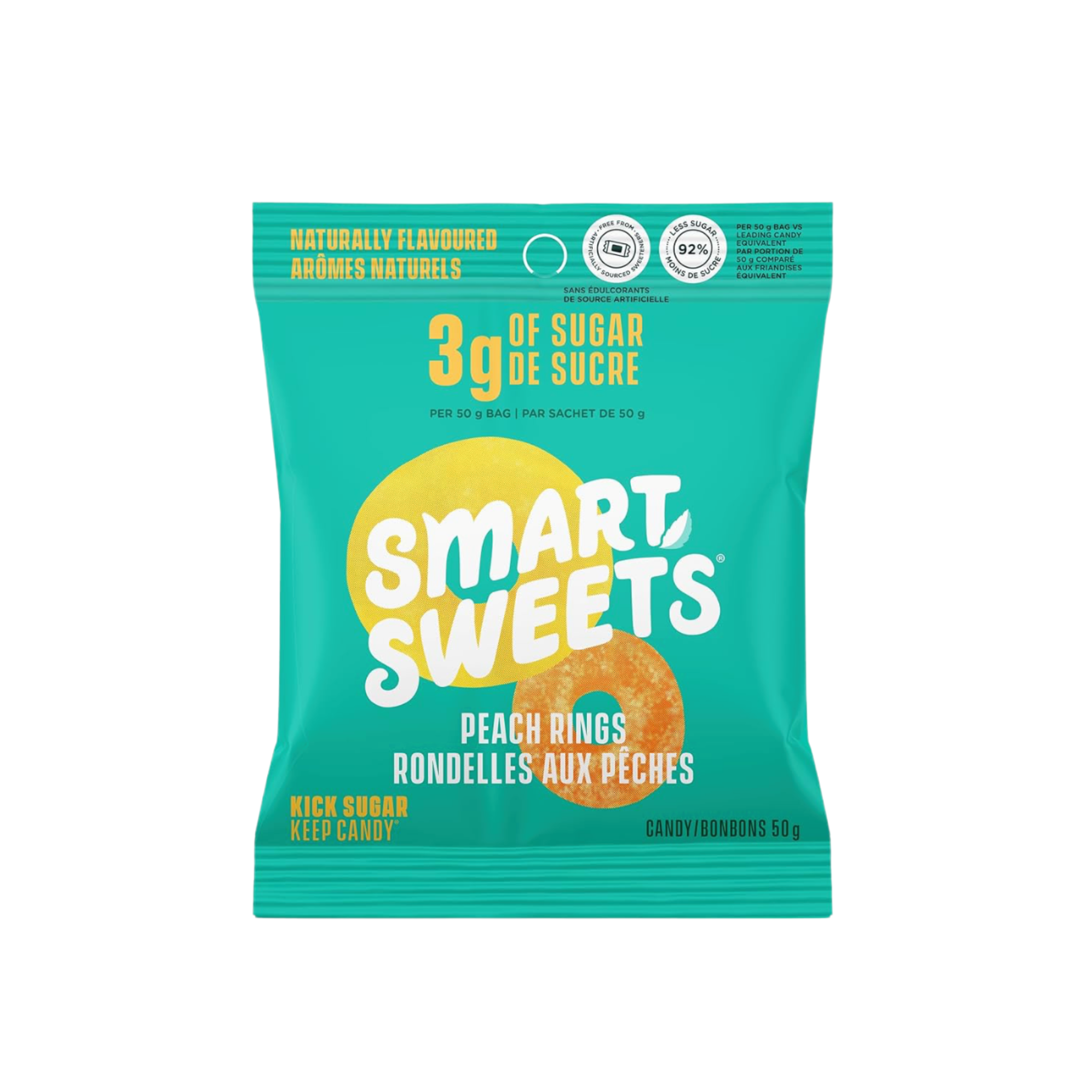 Smart Sweets - Peach Rings 50G