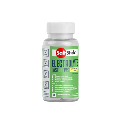 Eldr Salt Stick FastChews 60 pack of electrolyte chews with orange flavor and resealable packaging, designed for quick hydration.