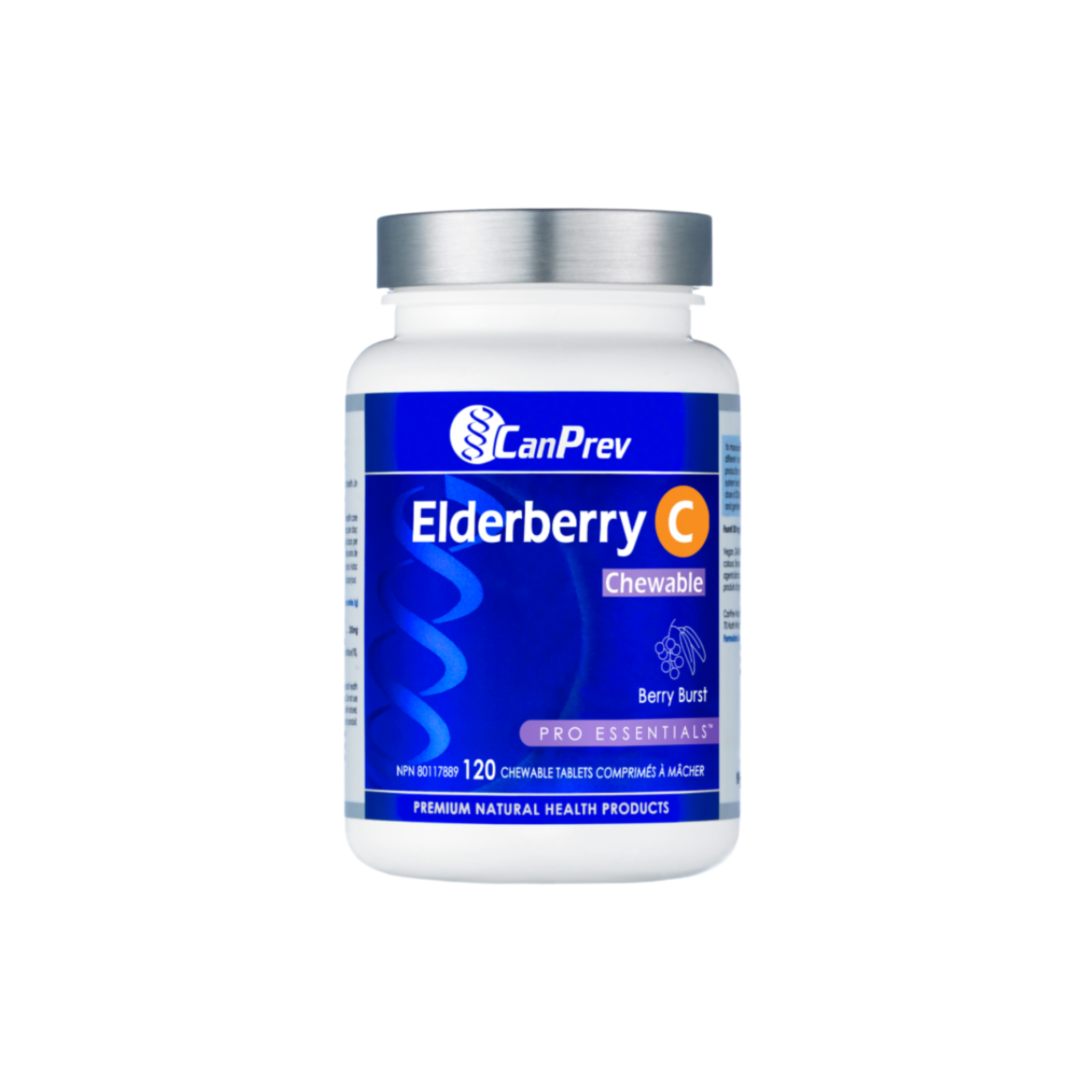 CanPrev Elderberry C, Chewable 120 tabs - Berry Burst