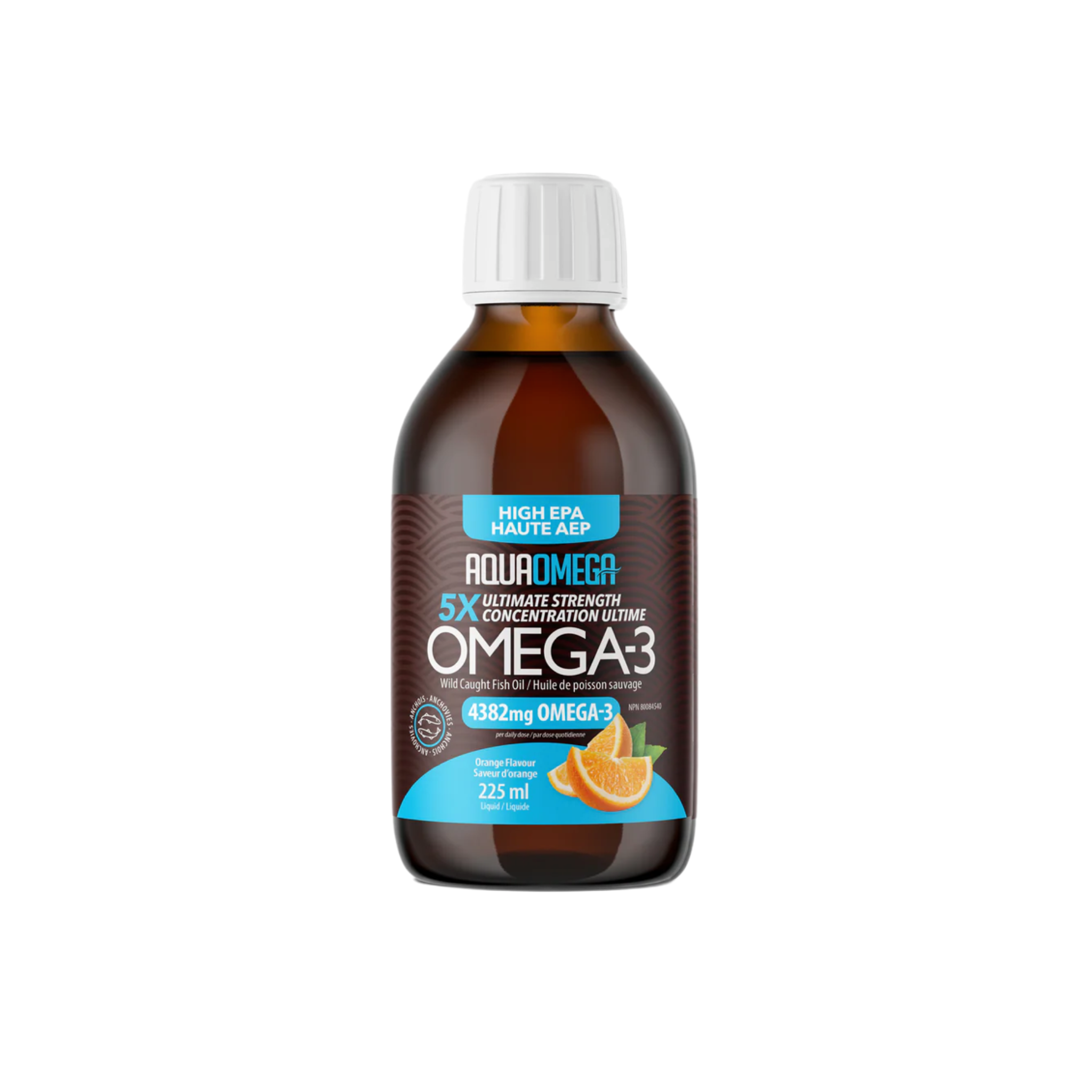 Aqua Omega 5X Ultimate Strength EPA - Orange 225 ml