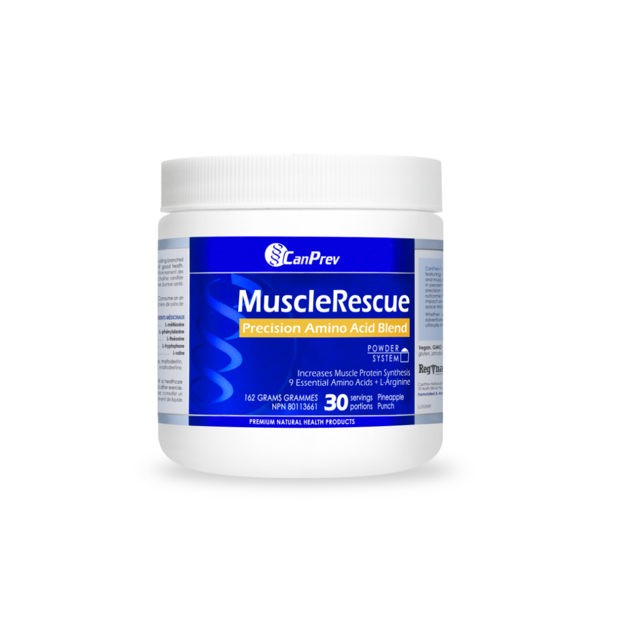 CanPrev MuscleRescue Powder 162g - Essential Amino Acid Complex with Reginator®
