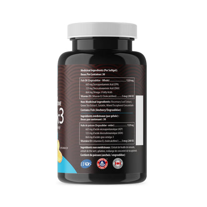AquaOmega 5X Ultimate Strength EPA 665mg - 240 Softgels