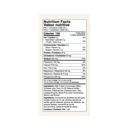 Biosteel, Vanilla Protein Milkshake, 325 ml