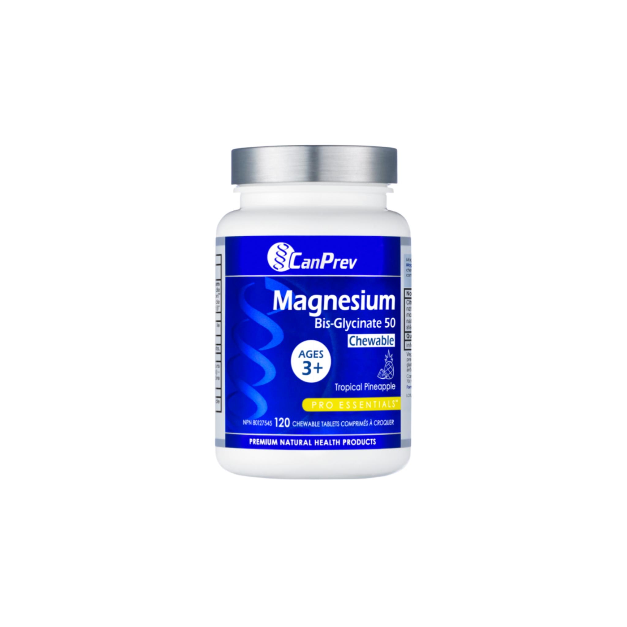 CanPrev Magnesium Bis-glycinate, Chewable, 50MG