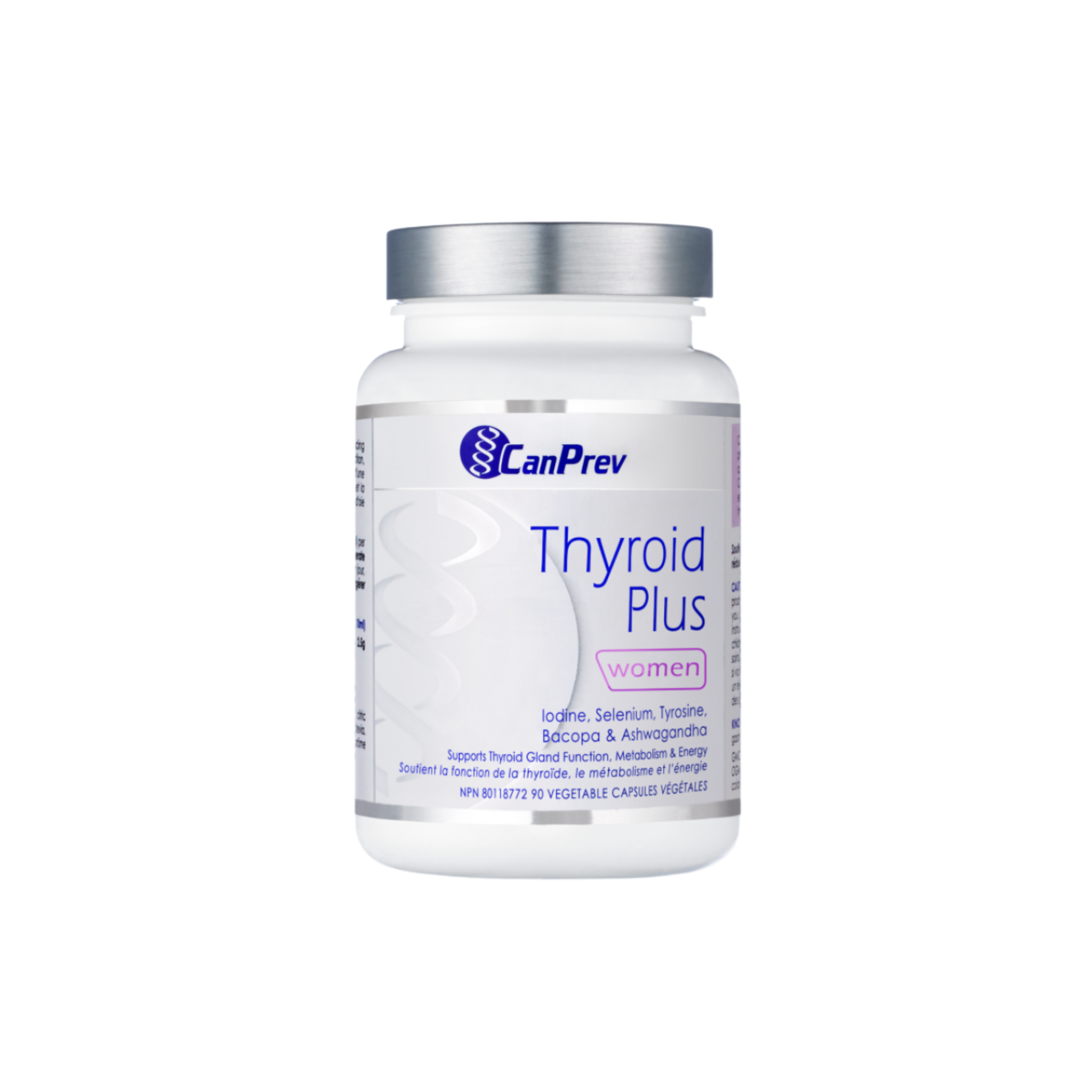 CanPrev Thyroid Plus 90 Capsules - Complete Thyroid Support Formula