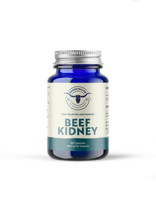 Higher Healths Beef Kidney - Immune Maker, Bottle, 180 capsules