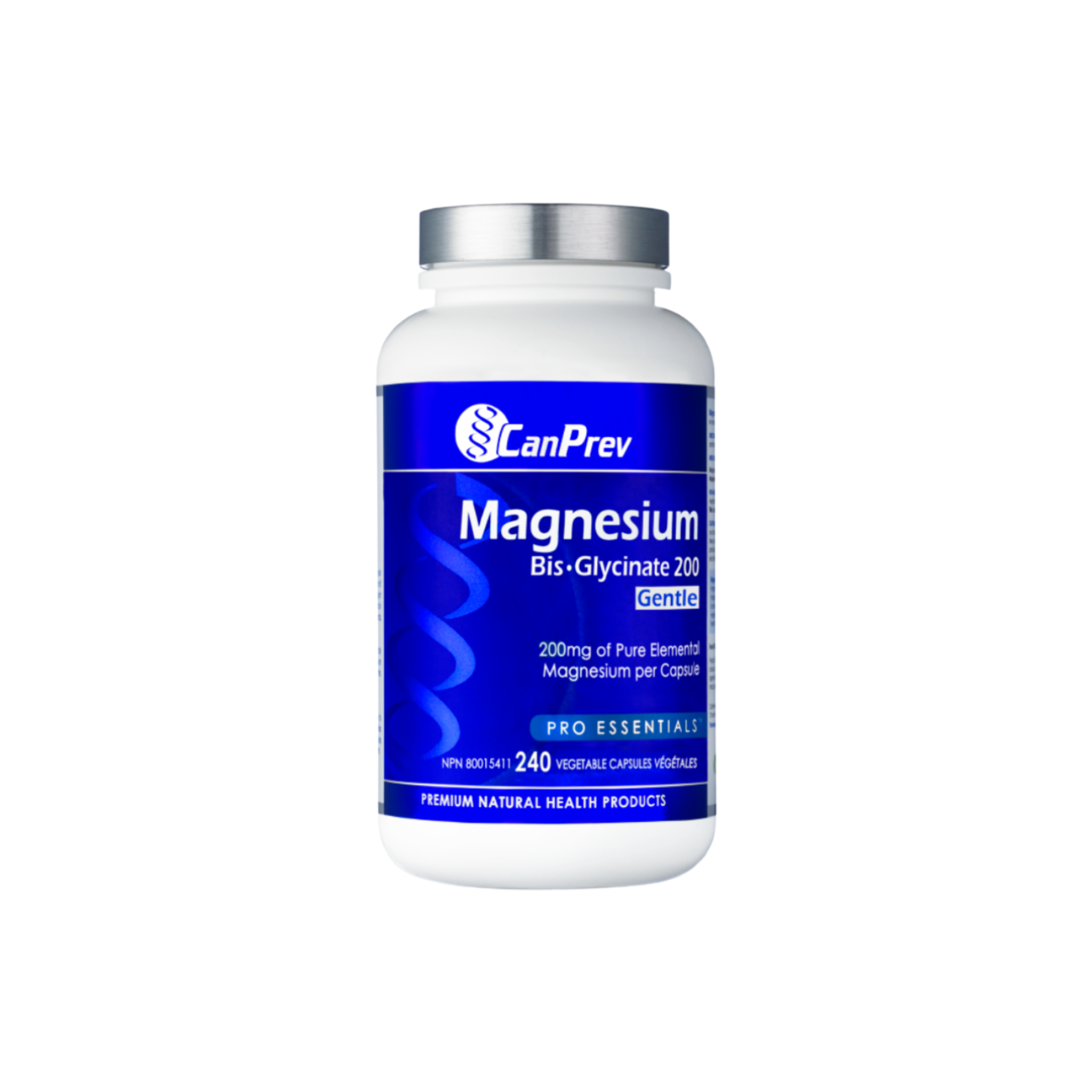 CanPrev Magnesium Bis·Glycinate 200mg Gentle - 240 Capsules