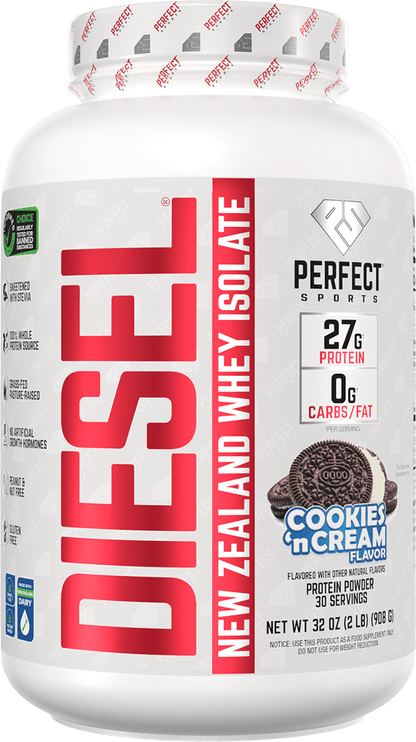 DIESEL - New Zealand Whey Protein Isolate - 27g Grass-Fed Protein