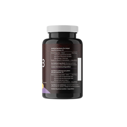 AquaOmega 5X HIGH DHA, lemon - 120 Softgels
