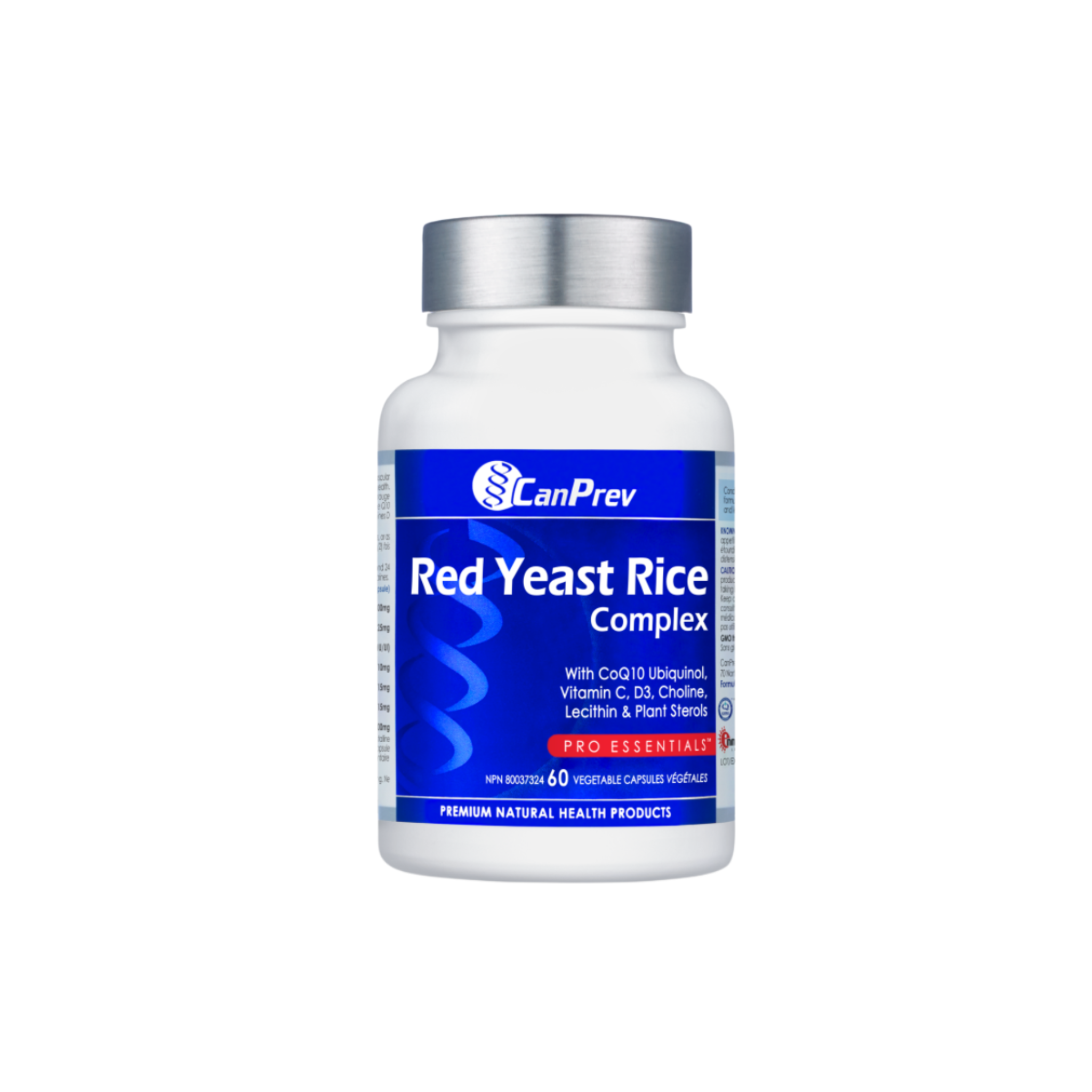 CanPrev Red Yeast Rice Complex 300mg + CoQ10 - Complete Cardiovascular Support