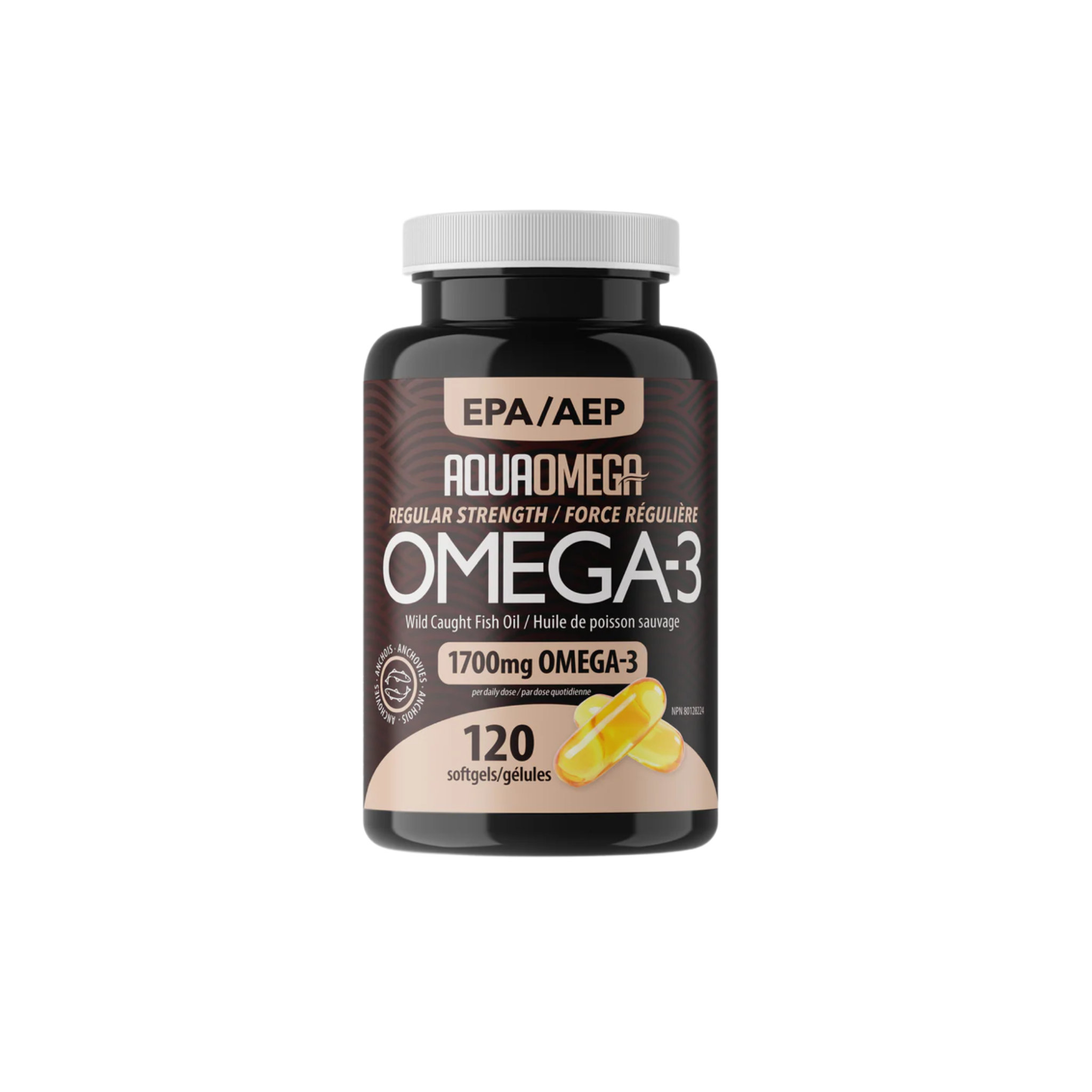 AquaOmega Regular Omega 3 120 softgels