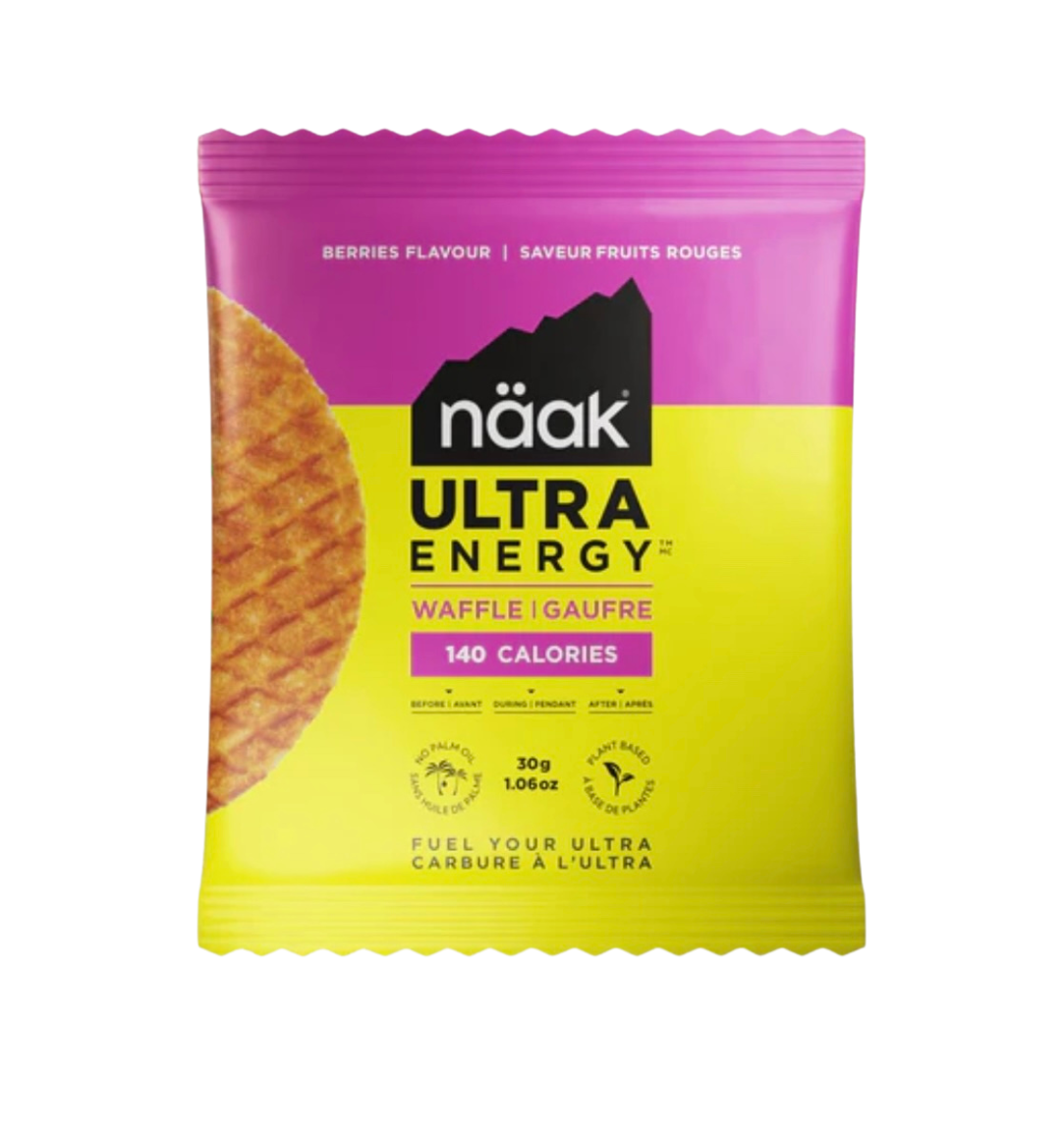 naak energy waffle berries endurance fuel electrolytes Canada