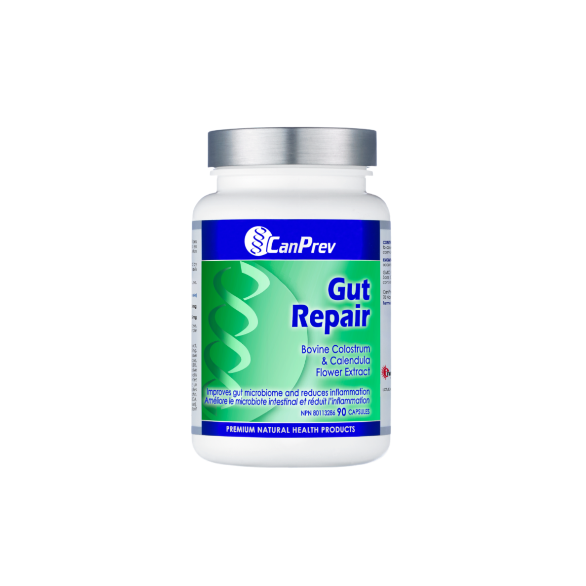 CanPrev Gut Repair 400mg Capsules - Intestinal Lining Support with Bovine Colostrum
