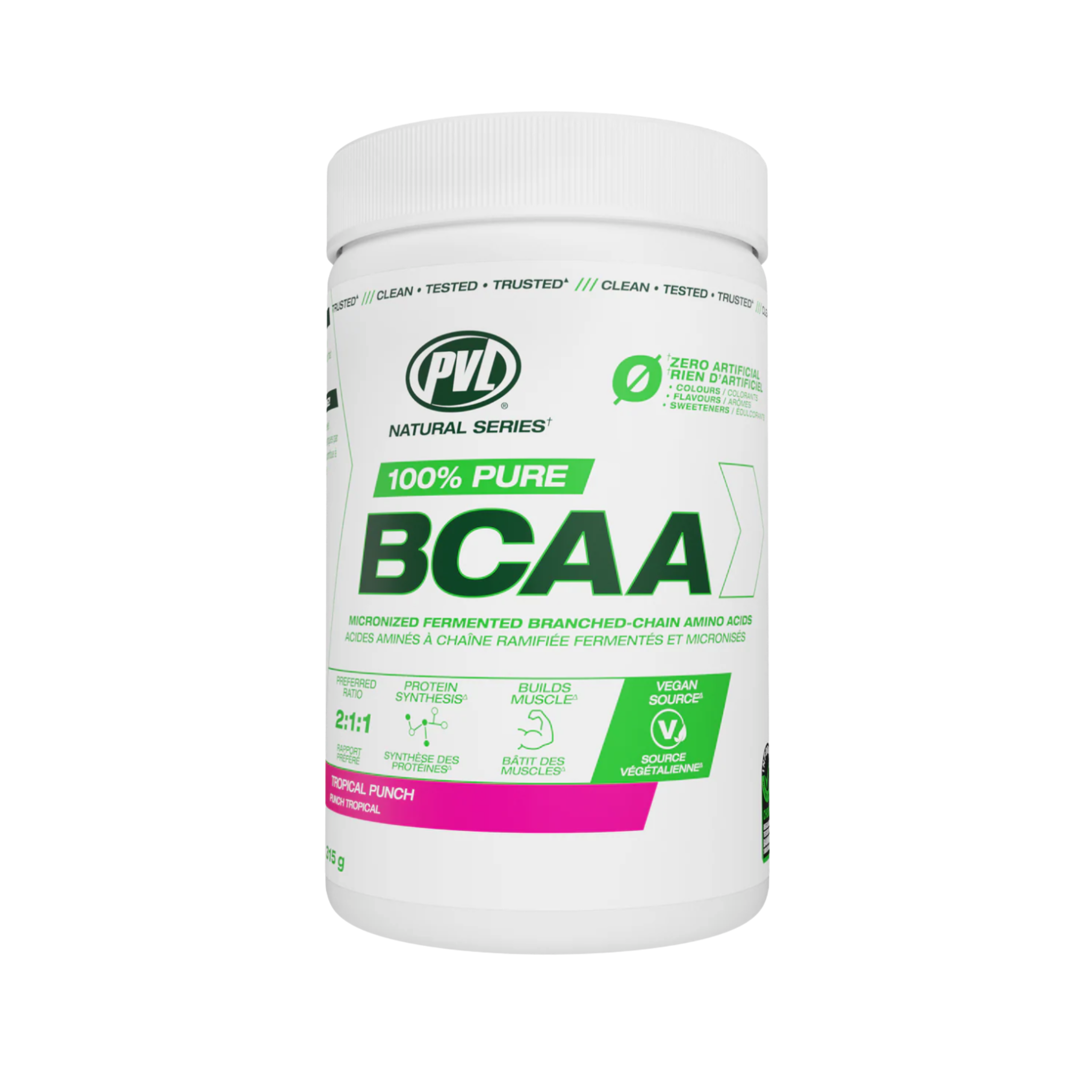 PVL 100% Pure BCAA, 315g