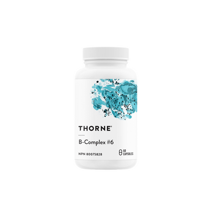 Thorne B-Complex #6 with 100mg Vitamin B6 - NSF Certified for Sport®