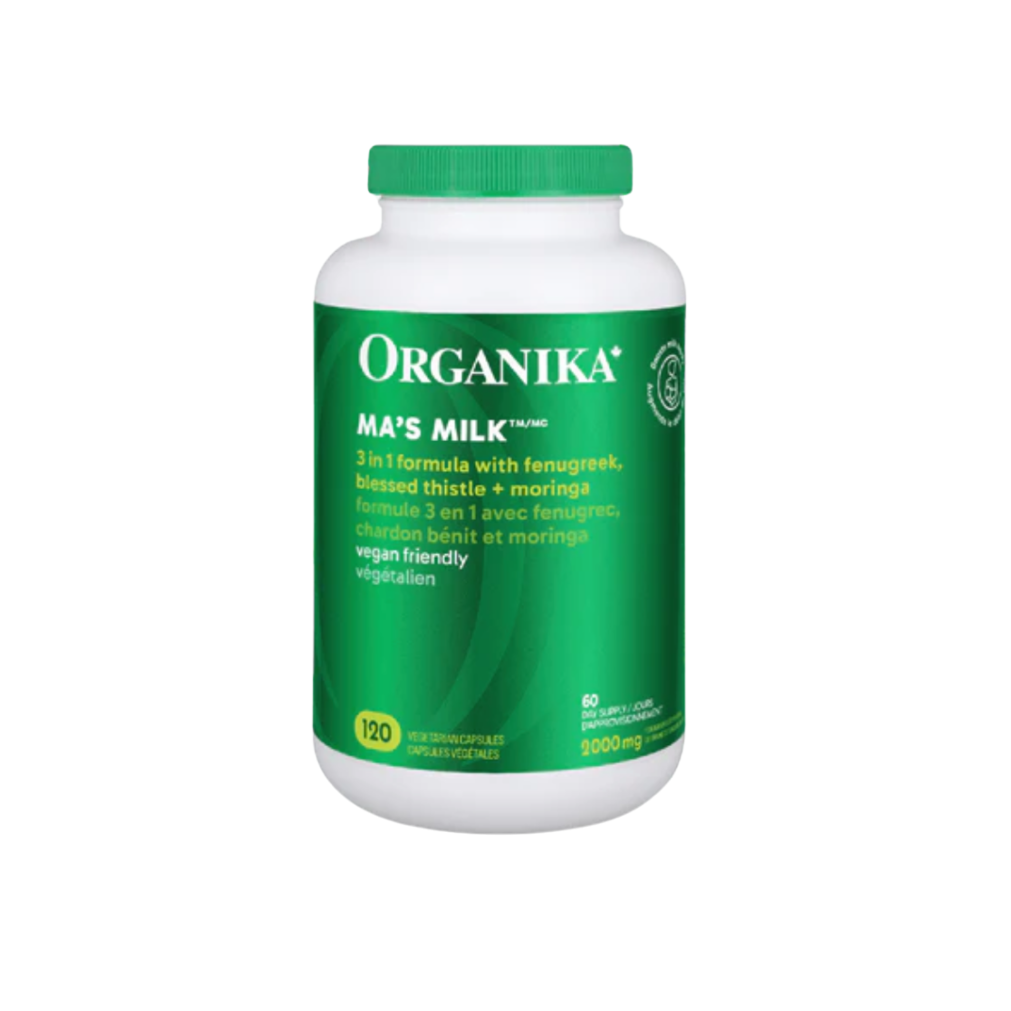 Organika Ma’s Milk 120 cap