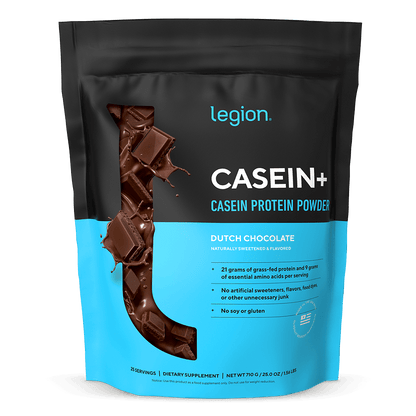 Legion Casein+ Protein Powder 21g (Dutch Cocolate)