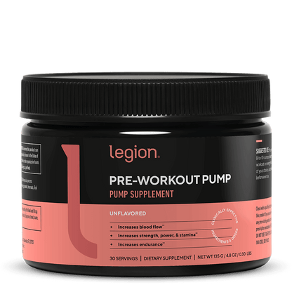 Legion Pre-Workout Pump Unflavored Powder