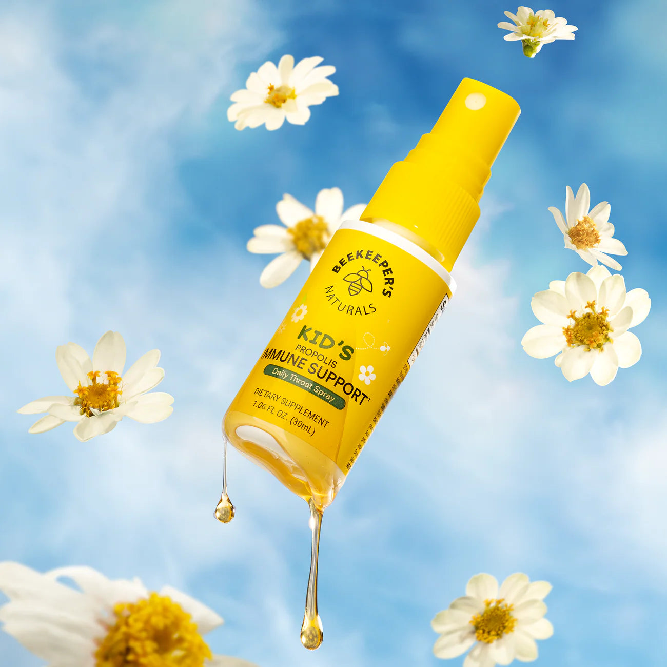 Beekeepers Naturals Kid's Propolis Immune Support Throat Spray