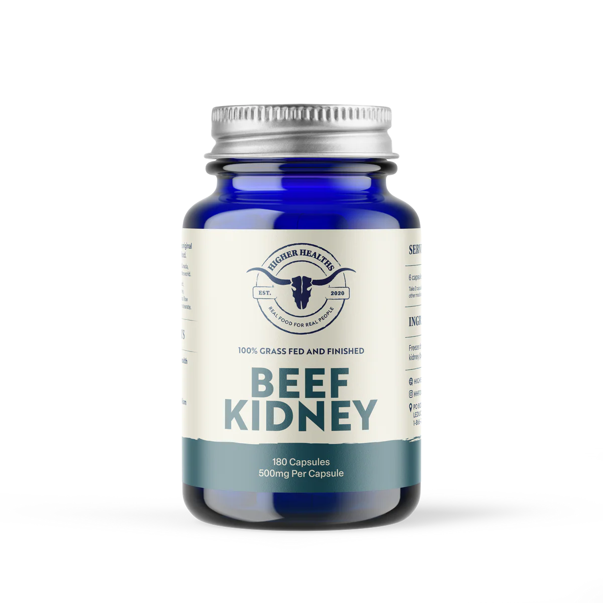 Higher Healths Beef Kidney Immune Maker - 100% Grass-Fed