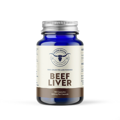 Higher Healths Beef Liver - Nature's Multivitamin 100% Grass-Fed (Bottle)