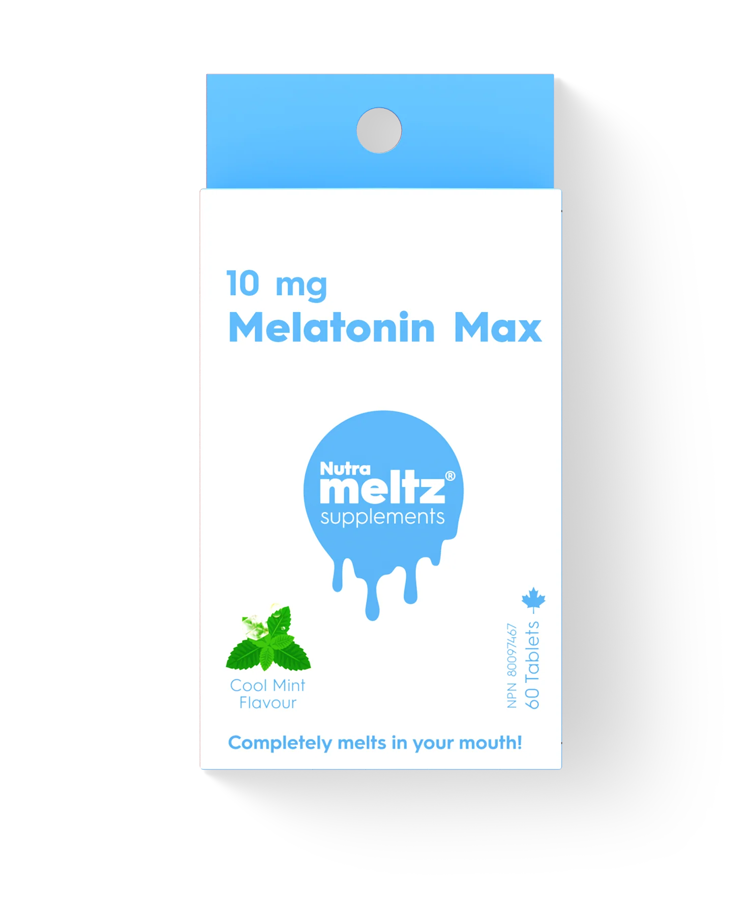 Nutra Meltz Melatonin Max 10 mg Fast-Dissolve Tablets