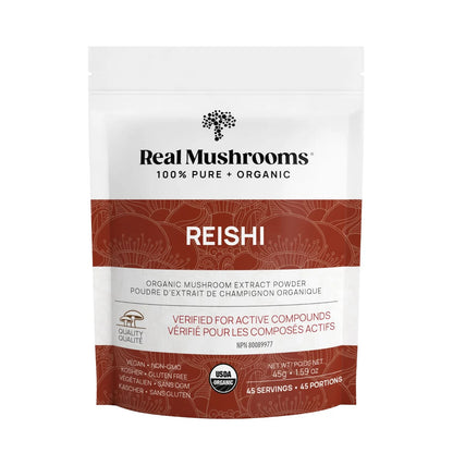 Real Mushrooms Organic Reishi Mushroom Powder (45g)
