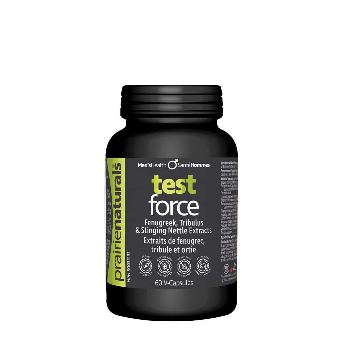 Prairie Naturals Test-Force Testosterone Support Complex (60 Capsules)