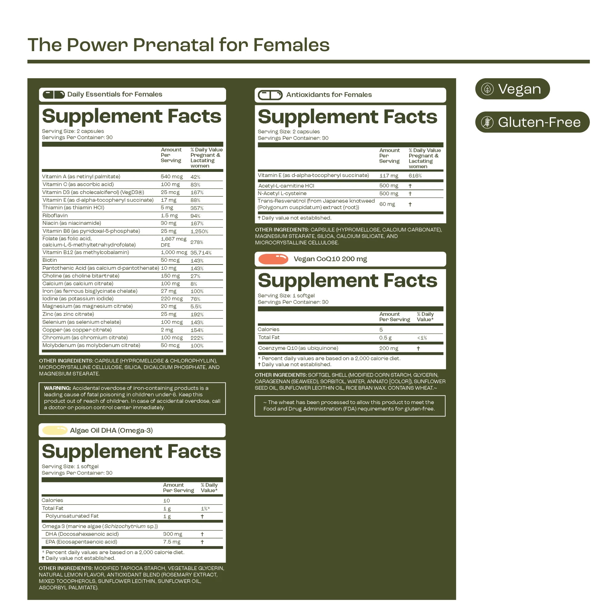 Bird&Be Power Prenatal for Females