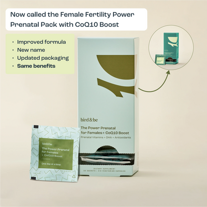 Bird&Be Power Prenatal for Females with CoQ10 Boost