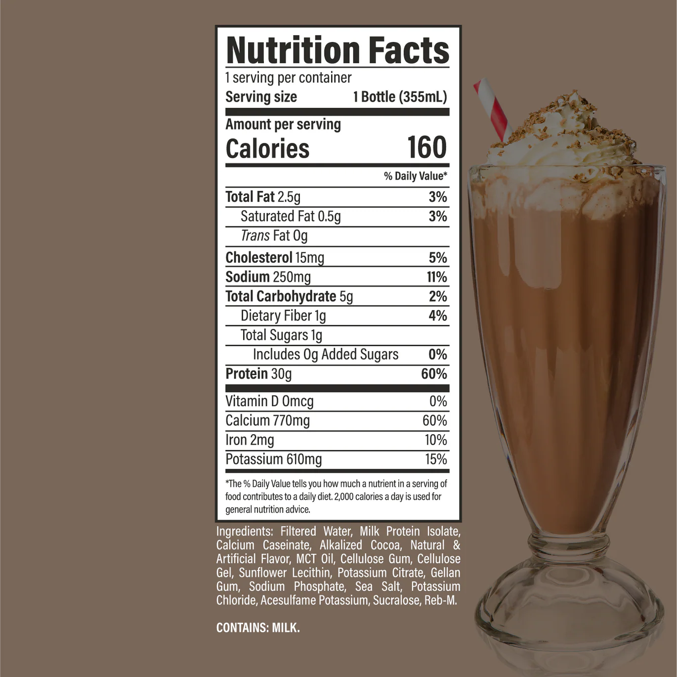 RAW Protein Shake Isolate RTD - 355ml Bottle